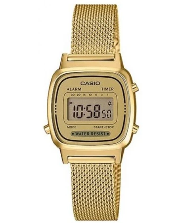 Casio LA 670WEMY 9 zlaté dámské digitální hodinky