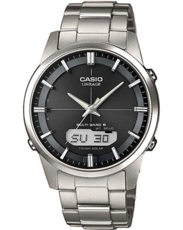 Casio LCW M170TD-1A stříbrno-černé pánské analogově-digitální hodinky