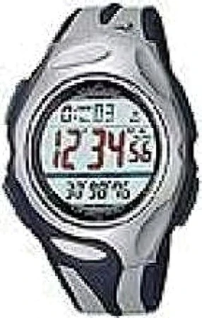 Casio STR 101 2 60LAP stříbrno-černé digitální hodinky