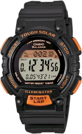 Casio Tough Solar STL S300H-1B černé 120 mezičasů dámské digitální hodinky