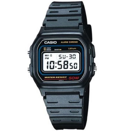 Casio W-59-1V černé digitální hodinky