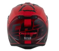 Cassida Cross Cup 2 Napa perleťově červeno-purpurovo-černá dětská motokrosová helma