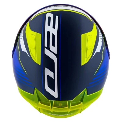 Cassida Integrálna prilba na motorku Aero Drome modro-fluo žlto-svetlo modro-biela