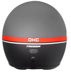 Cassida Oxygen Jawa OHC šedo-červeno-černo-bílá přilba