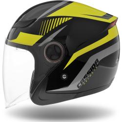 Cassida Reflex černo-stříbrno-fluo žlutá Přilba Cassida Reflex černo-stříbrno-fluo žlutá Přilba