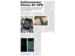 CATEYE Cyklopočítač CAT AirGPS (GPS100) (černá)