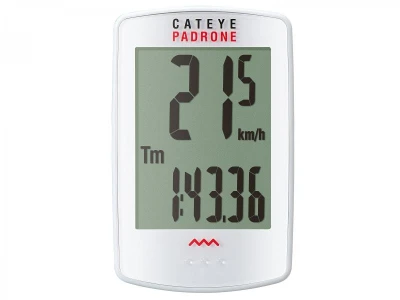 CATEYE Cyklopočítač CAT Padrone (PA100W) (bílá) CATEYE Cyklopočítač CAT Padrone (PA100W) (bílá)