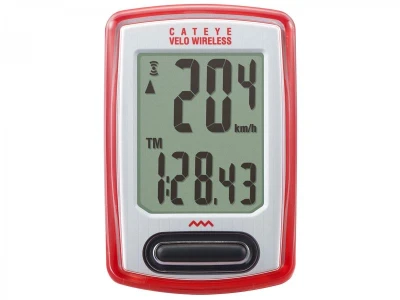 CATEYE Cyklopočítač CAT Velo Wireless (VT230W) (červená) CATEYE Cyklopočítač CAT Velo Wireless (VT230W) (červená)