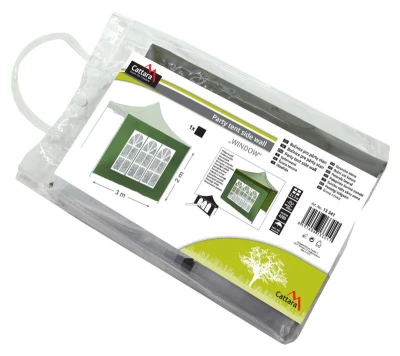 Cattara Bočnice pro párty stan WINDOW 2x3m 420D zelená WATERPROOF