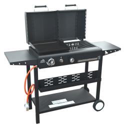 Cattara Gril DOMINO 2in1 plyn/dřevěné uhlí