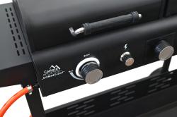 Cattara Gril DOMINO 2in1 plyn/dřevěné uhlí