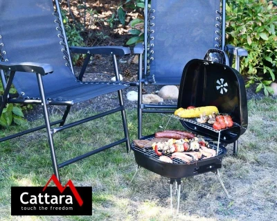 Cattara Gril na dřevěné uhlí CROTONE skládací (VÝPRODEJ)