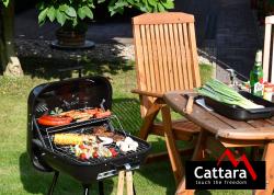 Cattara Gril na dřevěné uhlí obdélníkový TRAPANI 46cm