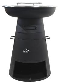 Cattara Gril na dřevěné uhlí PLANCHA MOON 58,5 x 83cm