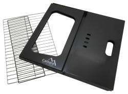 Cattara Gril na dřevěné uhlí skládací PIRAN 28x43cm