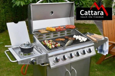 Cattara Plynový gril MANHATTAN pojazdný