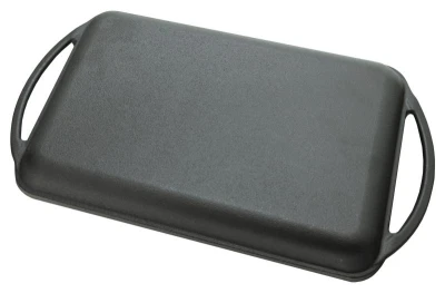 Cattara Grilovací pánev s držadly LITINA 33x21,5cm