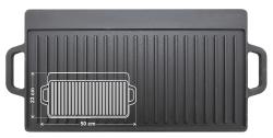 Cattara Grilovací plát oboustranný LITINA 50x23x1,4cm