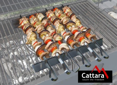 Cattara Grilovací sada na špízy velká, 43cm, 6ks