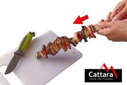 Cattara Grilovací špízy dvojité, 32 cm, sada 2ks