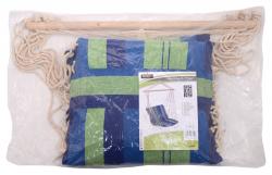 Cattara Houpací síť k sezení 95x50cm modro-zelená