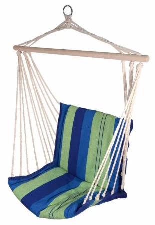 Cattara Houpací síť k sezení 95x50cm modro-zelená (VÝPRODEJ) Cattara Houpací síť k sezení 95x50cm modro-zelená (VÝPRODEJ)