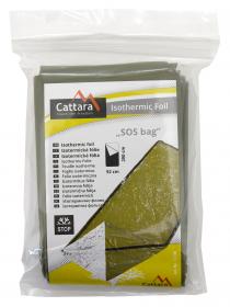 Cattara Izotermická fólie SOS zelená válec 200x92cm