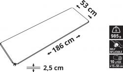 Cattara Karimatka samonafukovací 186x53x2,5cm modrá