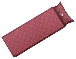Cattara Karimatka samonafukovací 190x60x3,8cm s polštářem KILT červená