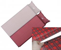 Cattara Karimatka samonafukovací 190x60x3,8cm s polštářem KILT červená