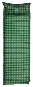 Cattara Karimatka samonafukovací 190x60x3,8cm s polštářem KILT zelená