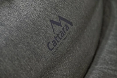 Cattara Lehátko kempingové skládací EASY šedozelené (VÝPRODEJ)