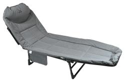 Cattara Lehátko kempingové skládací SOFA šedé polohovací