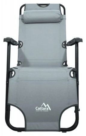 Cattara Lehátko/křeslo COMFORT šedé (VÝPRODEJ)