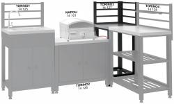 Cattara Modul rohový TORINO 3 pro venkovní kuchyň 47x47x123cm