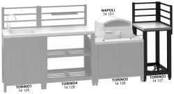 Cattara Modul rohový TORINO 3 pro venkovní kuchyň 47x47x123cm