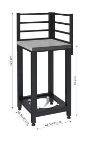 Cattara Modul rohový TORINO 3 pro venkovní kuchyň 47x47x123cm