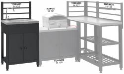 Cattara Modul stůl s dřezem TORINO 1 pro venkovní kuchyň 60x47x123cm