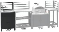 Cattara Modul stůl s dřezem TORINO 1 pro venkovní kuchyň 60x47x123cm