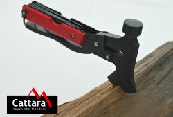 Cattara Nůž MULTI HAMMER 18cm červený