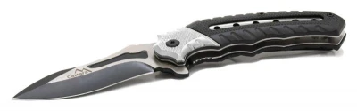 Cattara Nůž zavírací COBRA 20cm s pojistkou stříbrná-černá