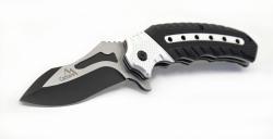 Cattara Nůž zavírací COBRA 20cm s pojistkou stříbrná-černá