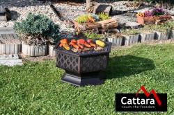 Cattara Ohniště HEXAGON copper patina s poklopem