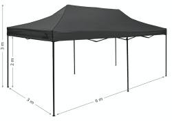 Cattara Párty stan nůžkový 3x6m šedý WATERPROOF