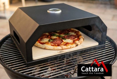 Cattara Pizza pec TORRE s teploměrem 40x34,5x16cm