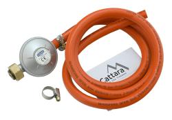 Cattara Plynový regulátor tlaku 30mbar EN16129 - sada 1,5m hadice