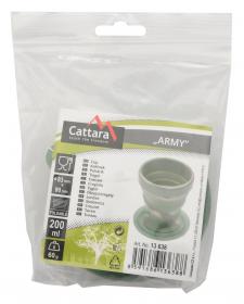 Cattara Silikonový skládací kelímek ARMY 200ml