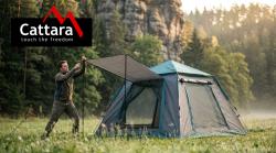 Cattara Stan rychlorozkládací LIVIGNO pro 3-4 osoby 200x200x140 cm PU500mm