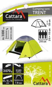 Cattara Stan TRENT dvouplášťový pro 3 osoby 210+110x210cm PU3000mm