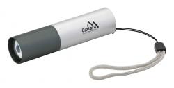 Cattara Svítilna kapesní LED 120lm ZOOM nabíjecí SILVER Cattara Svítilna kapesní LED 120lm ZOOM nabíjecí SILVER